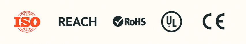 SYCHEM TECH international quality certifications — REACH, RoHS, ISO standards